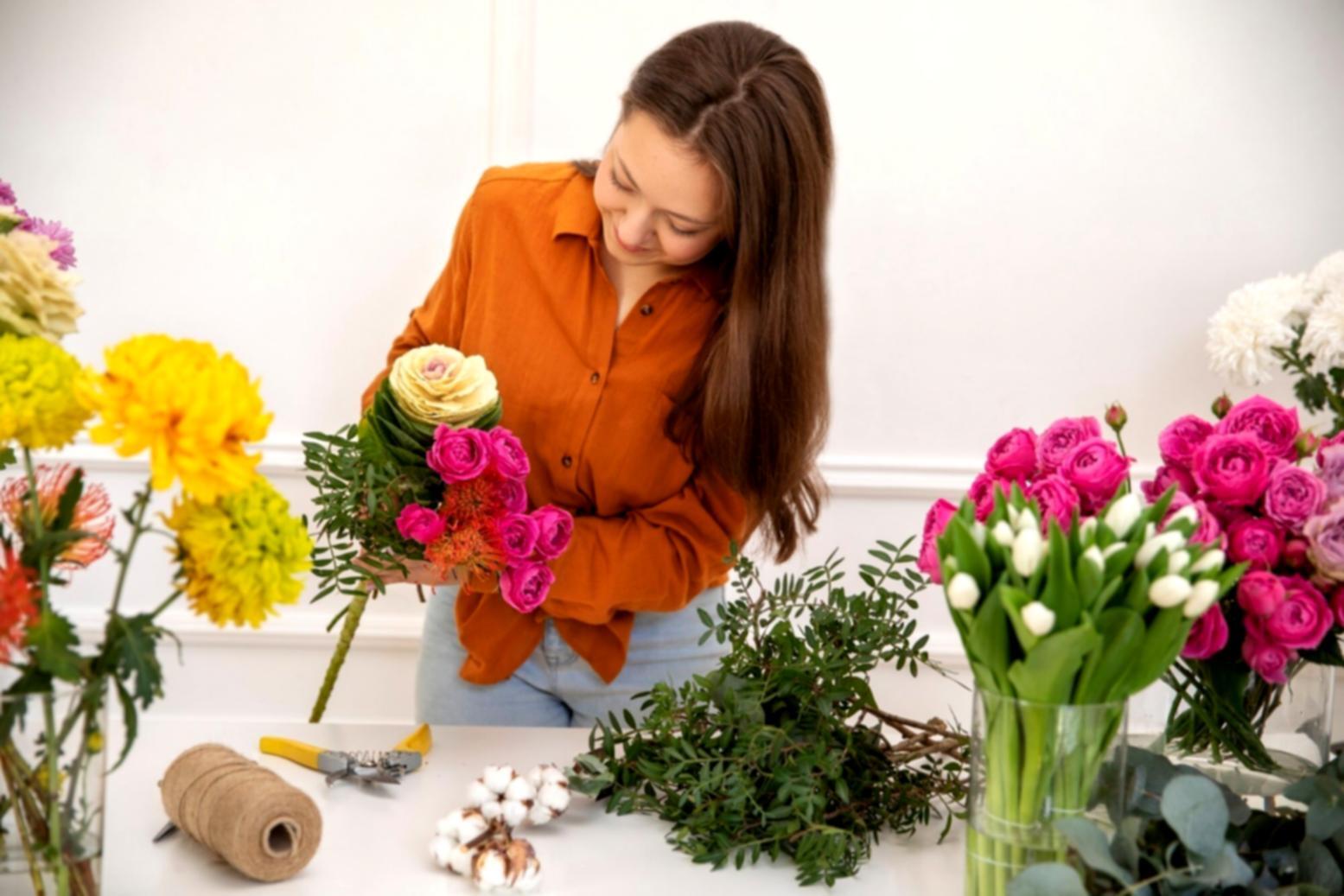 Flower selection and composition planning