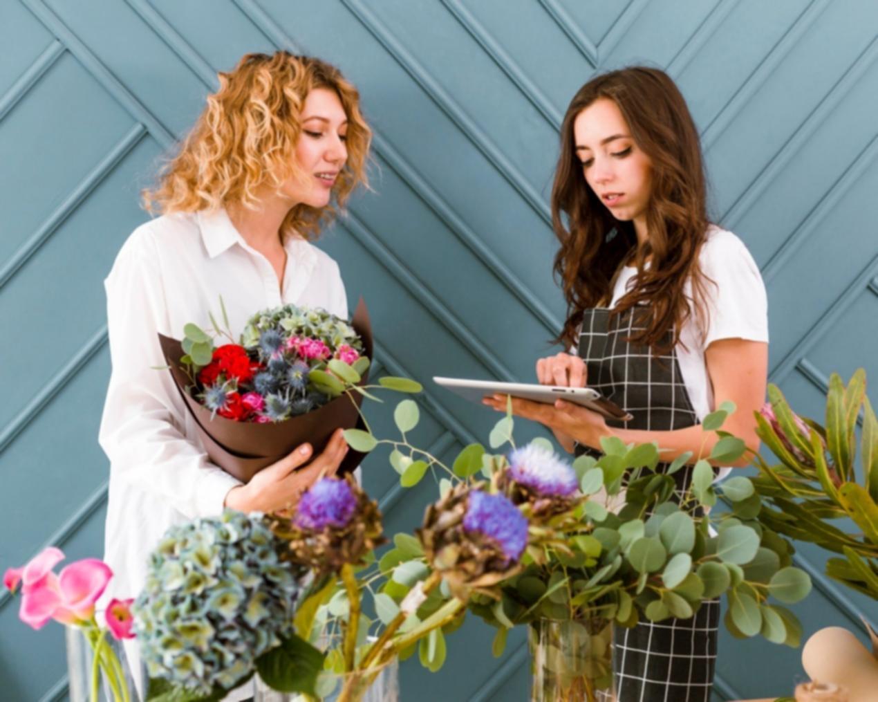 Custom fresh flower design